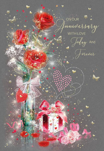 Picture of ON OUR ANNIVERSARY CARD ROSES